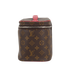 Louis Vuitton Nice BB Toiletry Bag, &pound;650, Accessories, Brown/Red, Canvas, Bottom view
